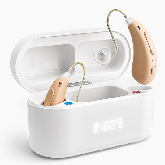 HearWellâ„¢ Connect - Bluetooth Hearing Aids with App Control & Advanced AI Technology