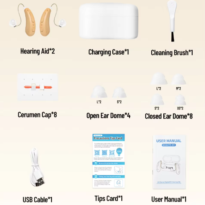 HearWell™ Connect - Bluetooth Hearing Aids with App Control & Advanced AI Technology